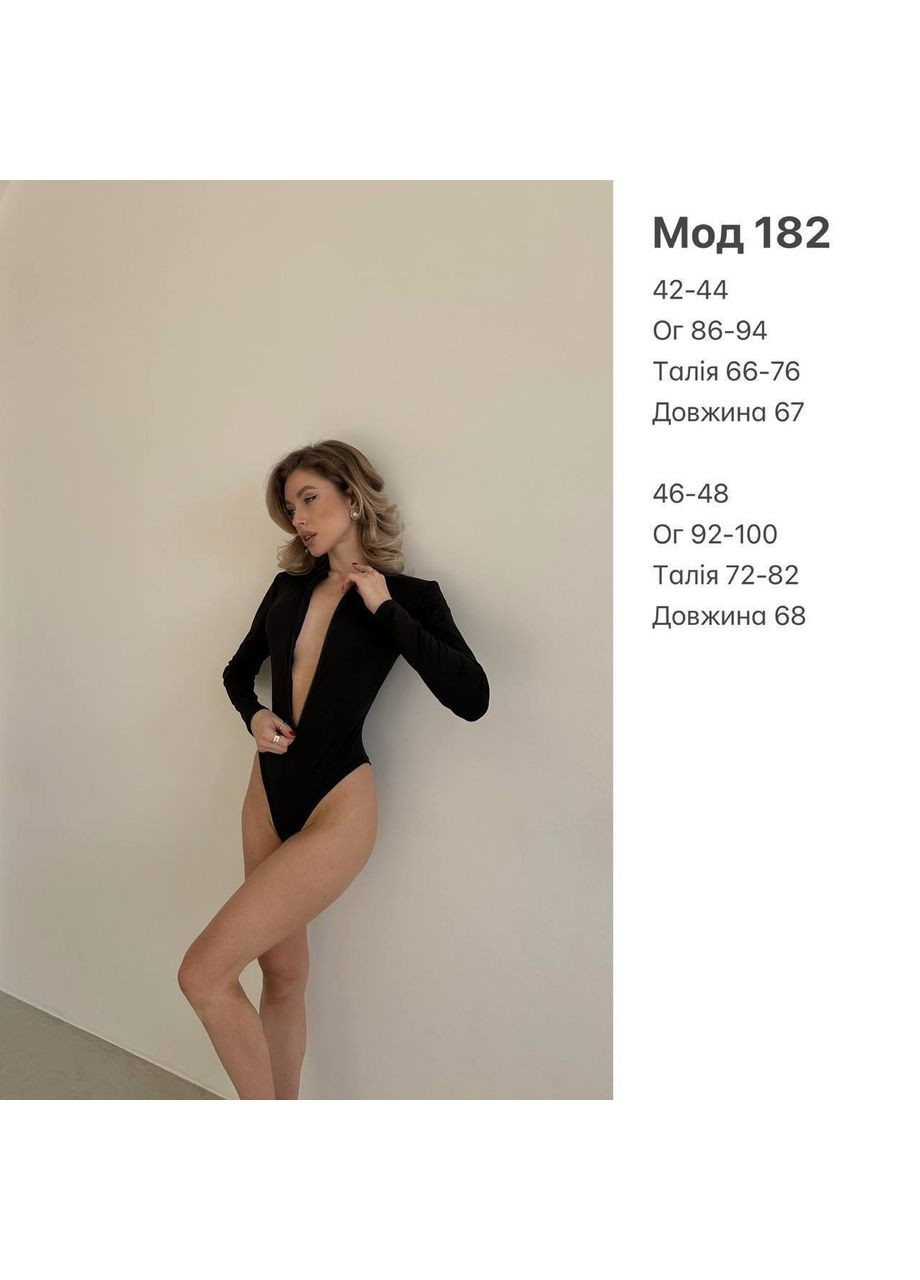 Жіночий боді на блискавці Osoblyva (358645067)