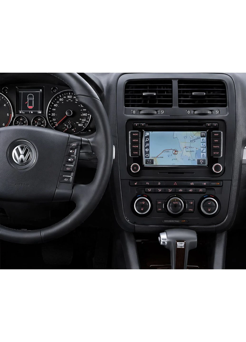 Штатная магнитола для Volkswagen Touareg 2002-2010 S3 QLED 8" с физическими кнопками Android 8-ядерный 1.6ГГц 4x64Гб SIM-карта DriveX (401892765)