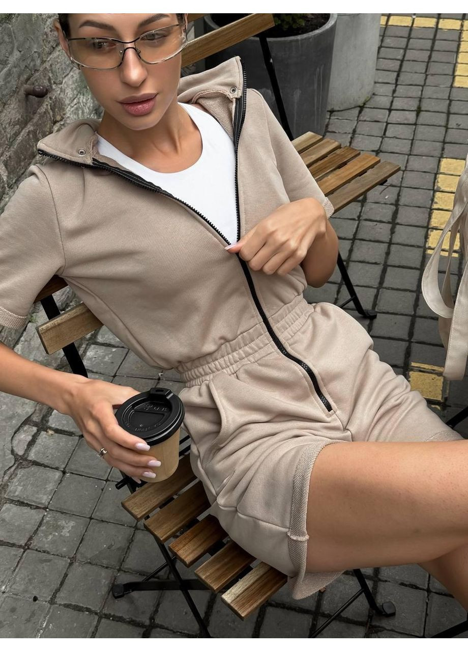 Комбінезон «Літо» XS/S 40/42 бежевого кольору Come See and Buy бежевий