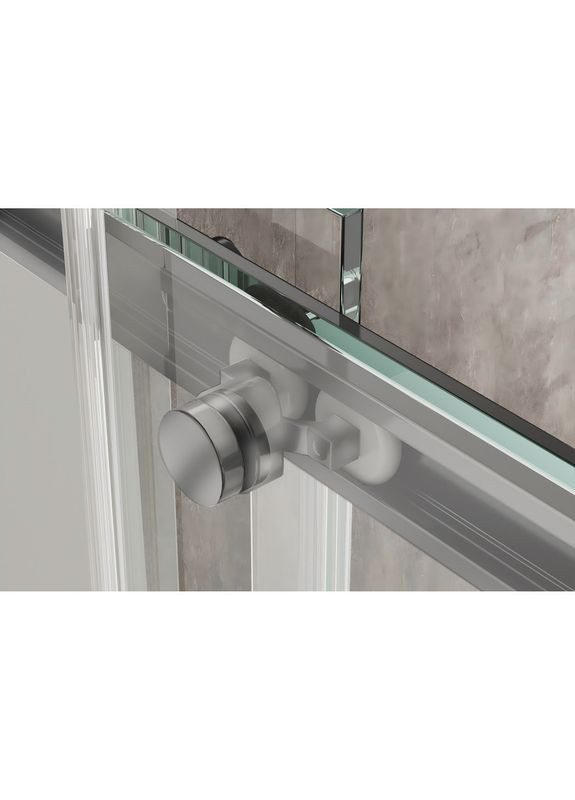 Душова кабіна без піддону SR SC03-90x90x200-TR-02 прозоре скло Easy Clean 6мм SS Color (KR5680) KOER (369932902)