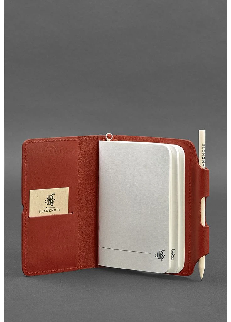 Женский кожаный блокнот (Софт-бук) 3.0 коралловый BlankNote (398246777)