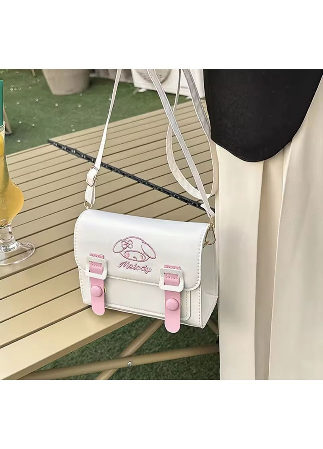 Дитяча сумка месенджер через плече для дівчаток, Melody,Hello Kitty,Kuromi OGSO (370639419)