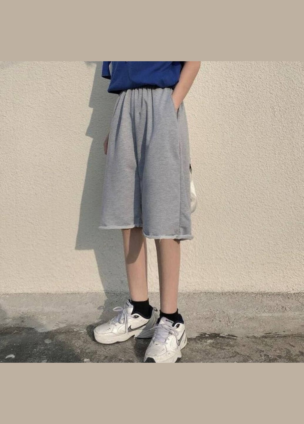 Жіночі сірі спортивні штори No Brand (340424350)