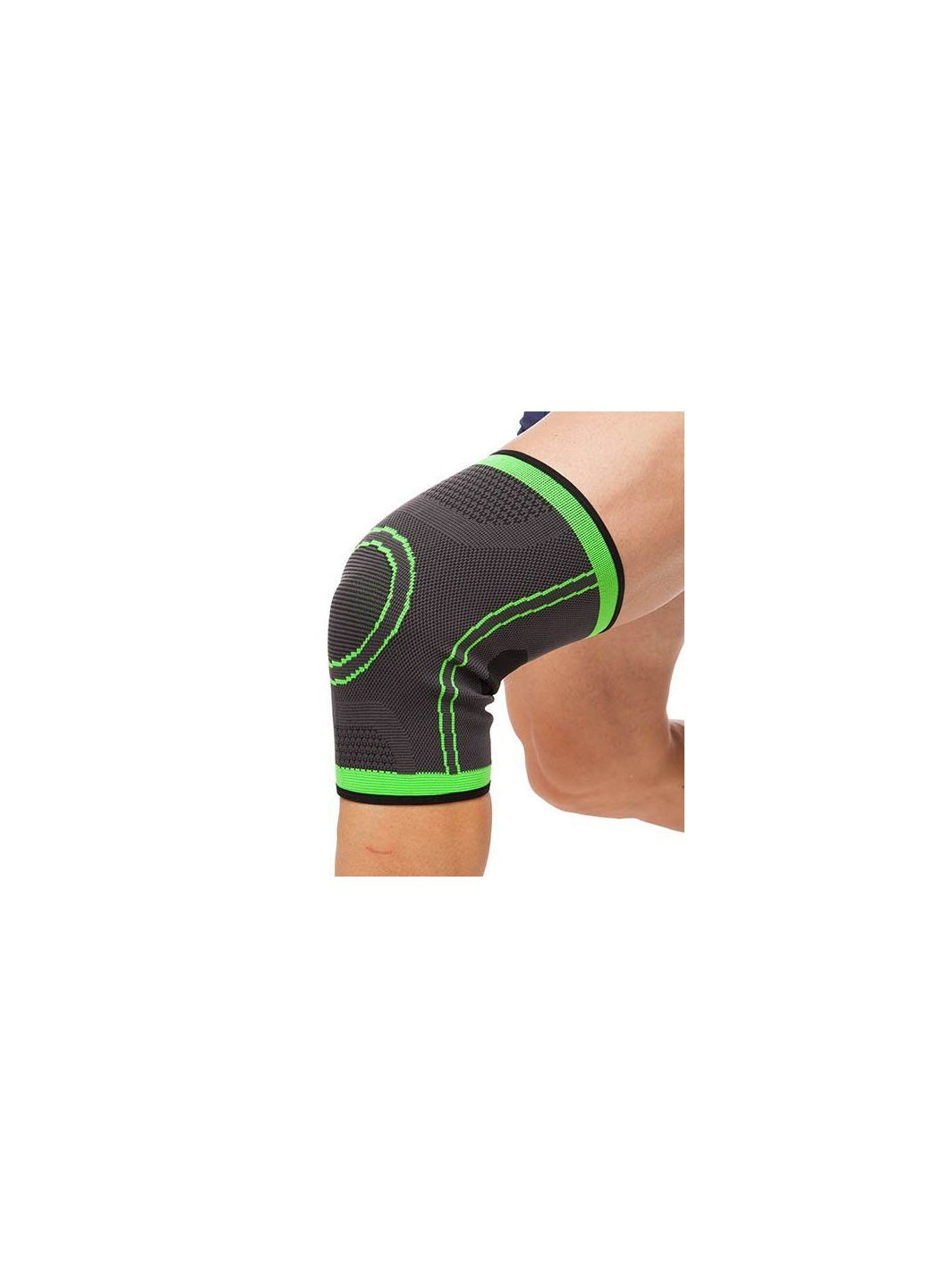 Наколінник еластичний ST-2501 Сіро-салатовий, (35488015) SIBOTE (323024369)
