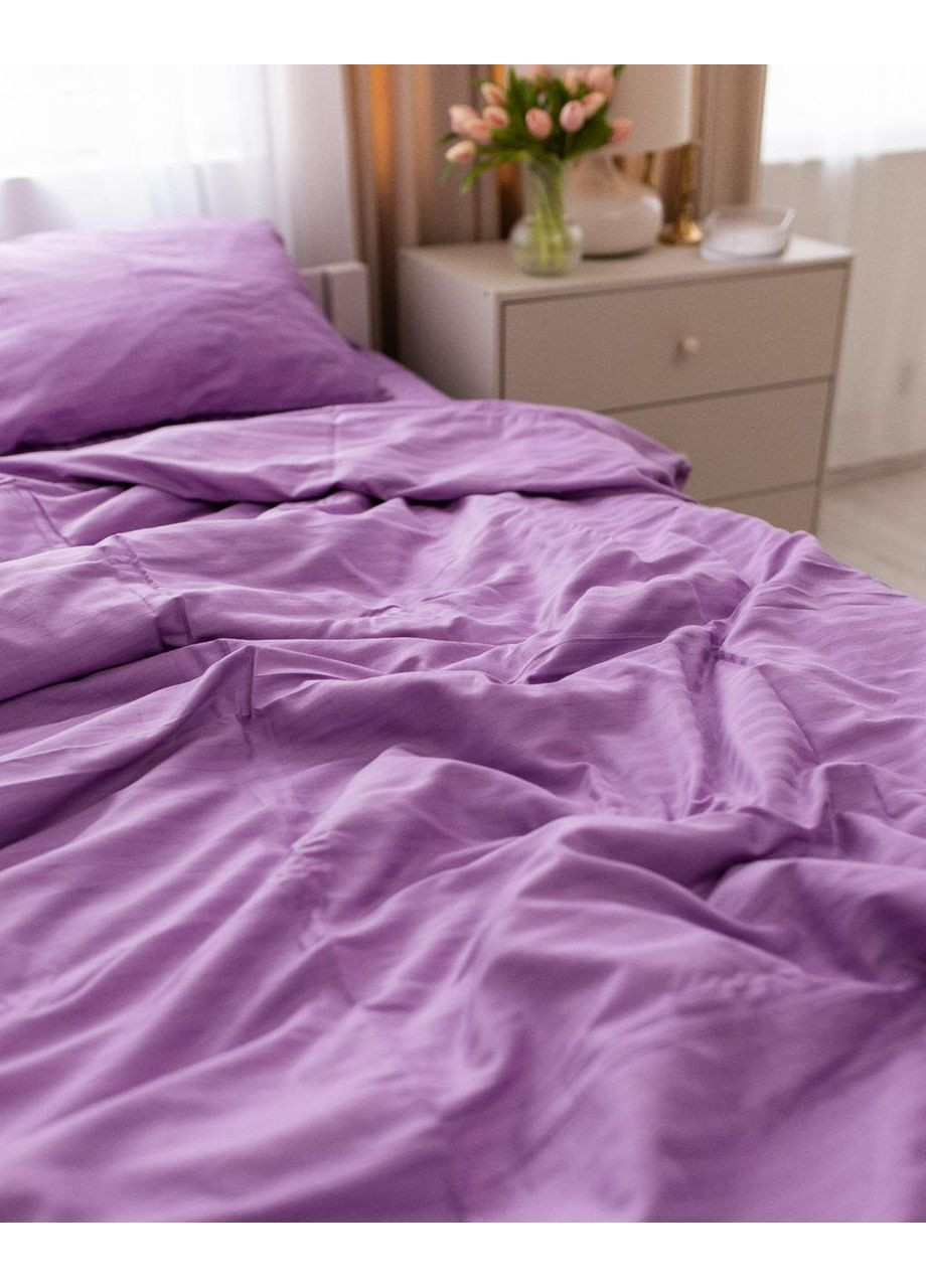 Постельное белье с резинкой страйп PREMIUM Евро размер, наволочки 50/70 No Brand (363190345)