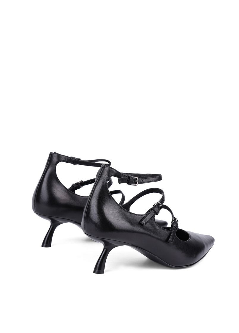 MIRATON Жіночі Туфлі 2365-602-1 Чорний Шкіра чорний з, китай — демісезон (302651722)