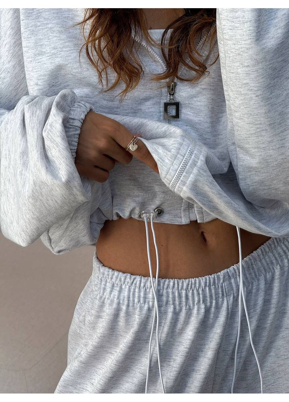 Женский костюм оверсайз (кофта + брюки палаццо) queensleep_7km 1609 (350199246)