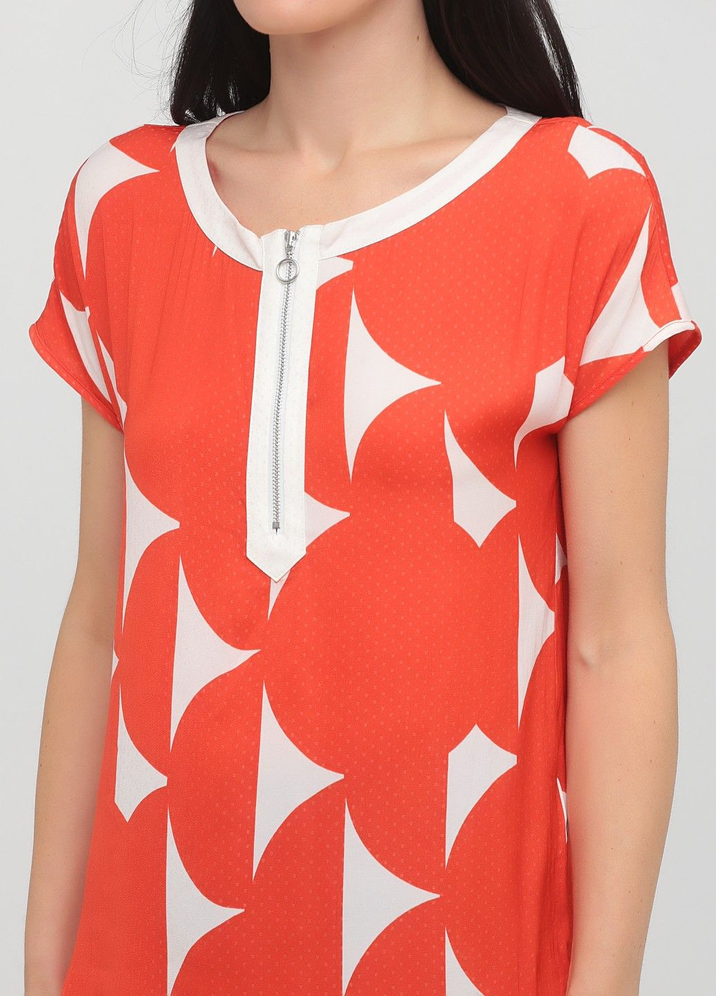 Красная блуза No Brand