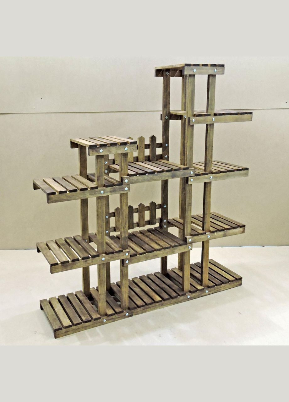 Подставка для цветов из дерева Бордо капучино (ЦВТ-002409) No Brand (328226457)