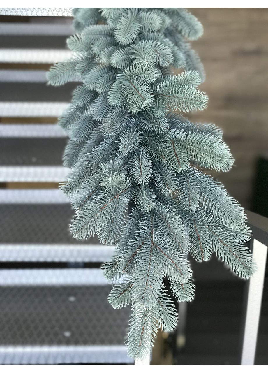 Хвойні гірлянди Lux литі блакитні (упаковка 4 штуки по 2 м) HVOYA (362445837)