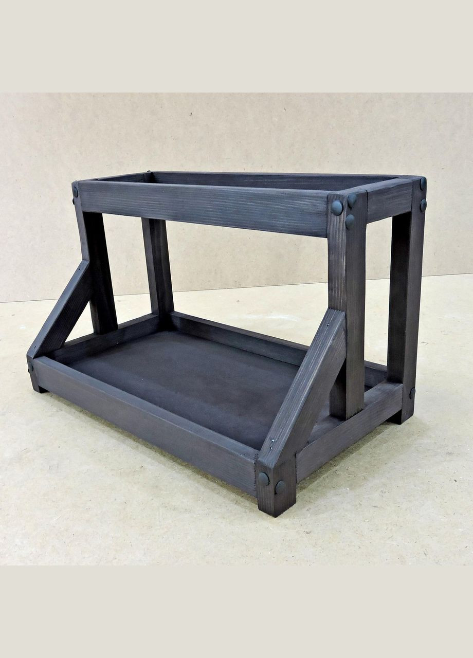 Подставка для цветов из дерева Мурсия венге (ЦВП-000712) No Brand (328228412)