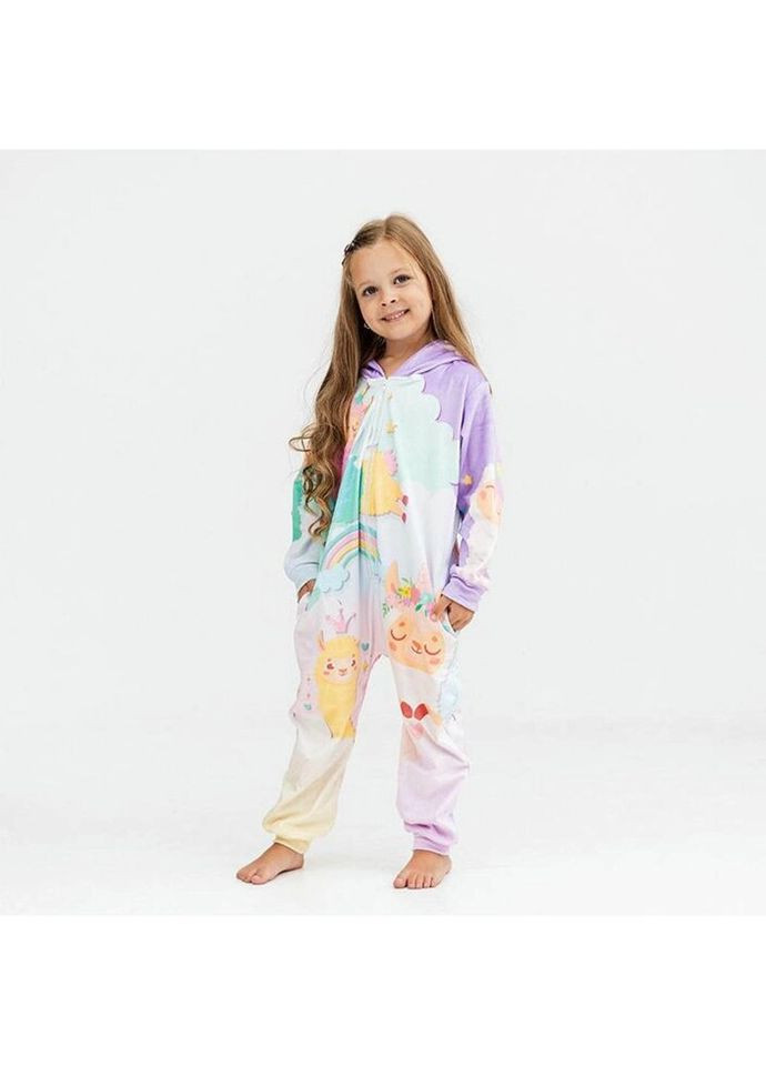 Кігурумі для дітей до 3 років 3D Лама Пухнасті обійми 4022, 0, 104 17449 104, см FlexDress (324623212)