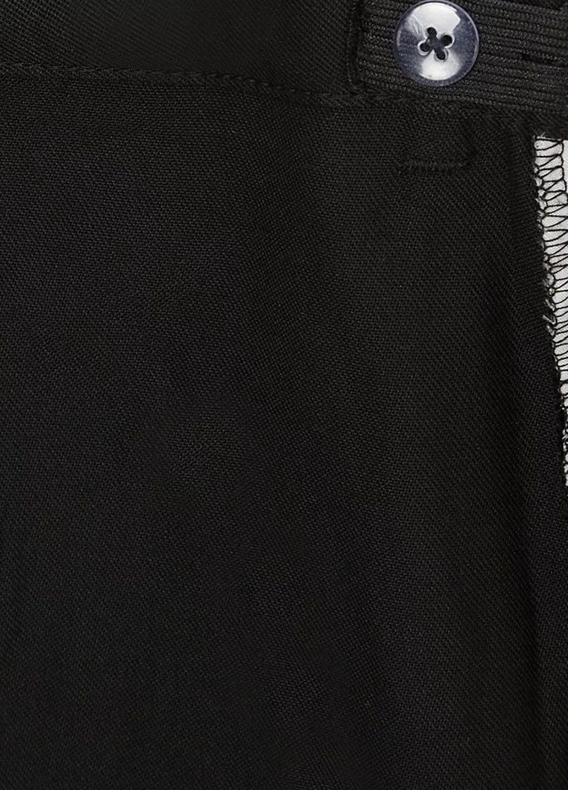 Черные классические демисезонные брюки зауженные George