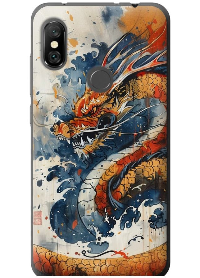 Силіконовий чохол 'Гнів дракона' для Endorphone xiaomi redmi note 6 pro (291423030)