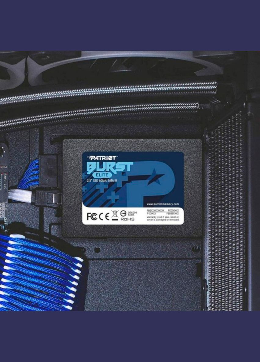 Накопитель SSD 240GB 2.5" 7mm SATAIII TLC 3D Patriot Burst Elite (345105715)