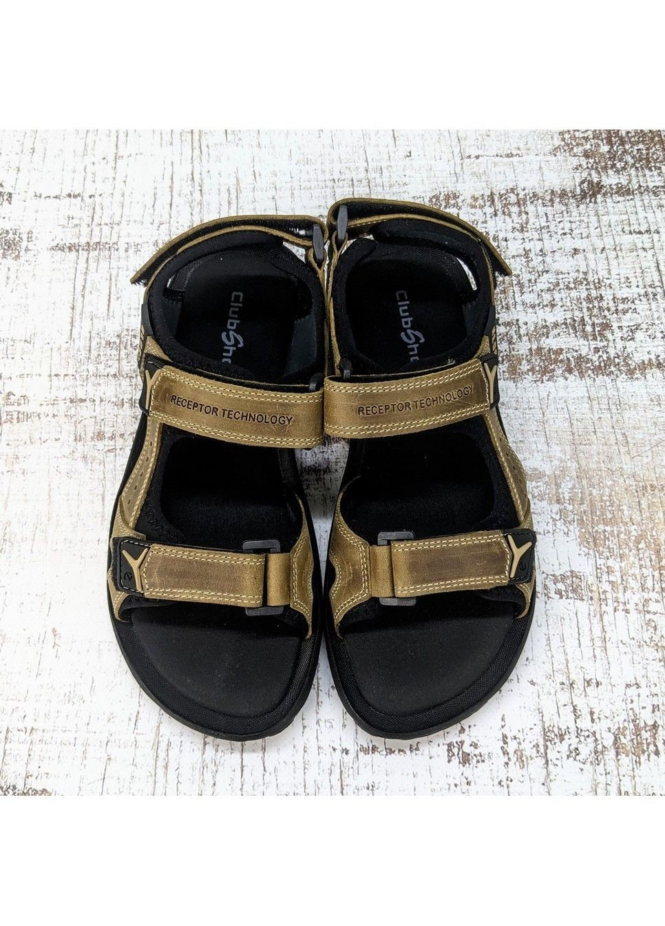 Повседневные сандалии мужские Clubshoes на липучке