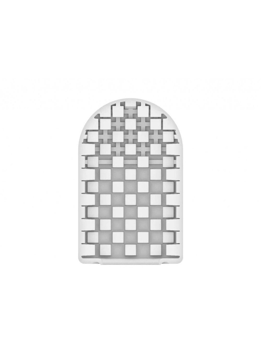 Міні мастурбатор нереалістичний Pocket Block Edge, з рельєфом, білий Tenga (289784676)