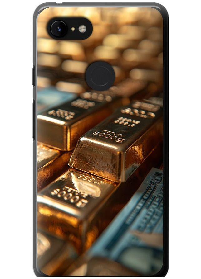 2D пластиковый чехол 'Сияние золота' для Endorphone google pixel 3 xl (291133110)