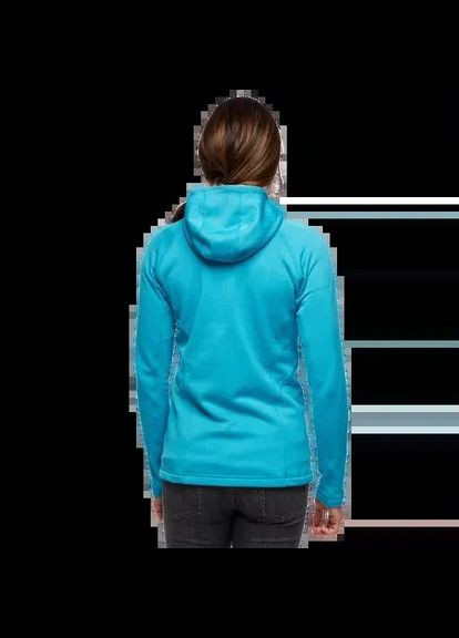 Жіноча флісова кофта з рукавом реглан Factor Hoody, - Fjord Blue Black Diamond (338371310)