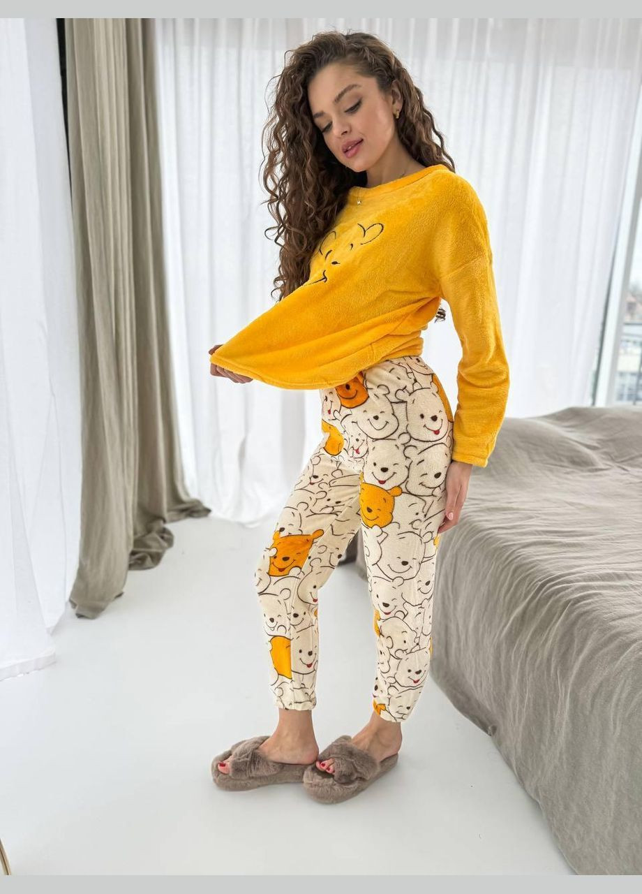 Желтая зимняя пижама женская желтая xs (2734) GT
