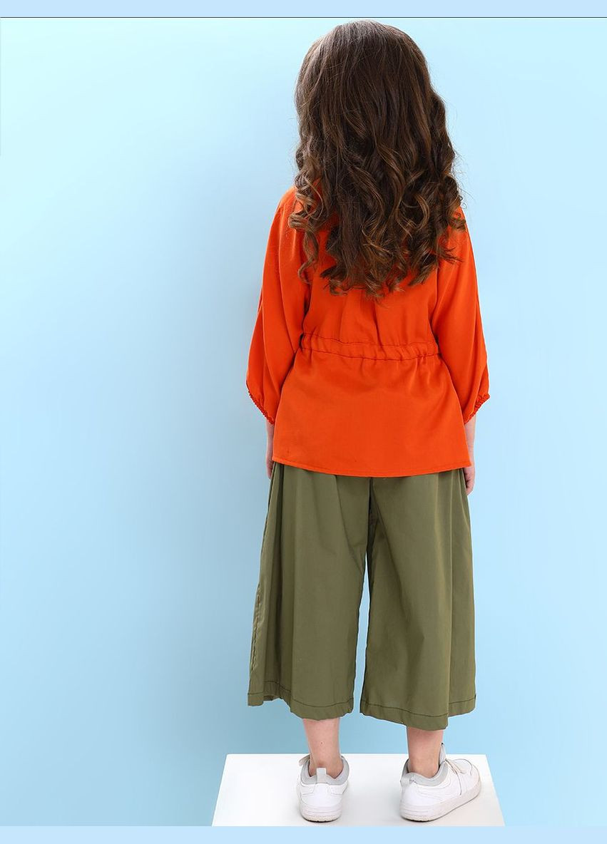 Сорочка-куртка літня для дівчинки Gaia () G3146 теракотова 34 (134 см ) Gaialuna (280931082)