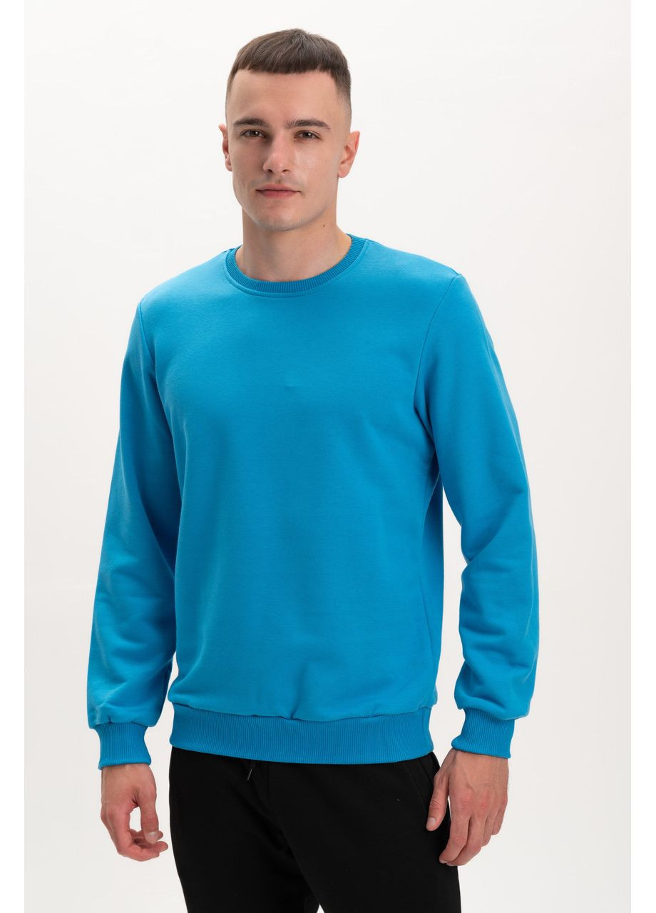 Бирюзовый свитшот мужской, кофта мужская, батник мужской, реглан мужской (367779074)