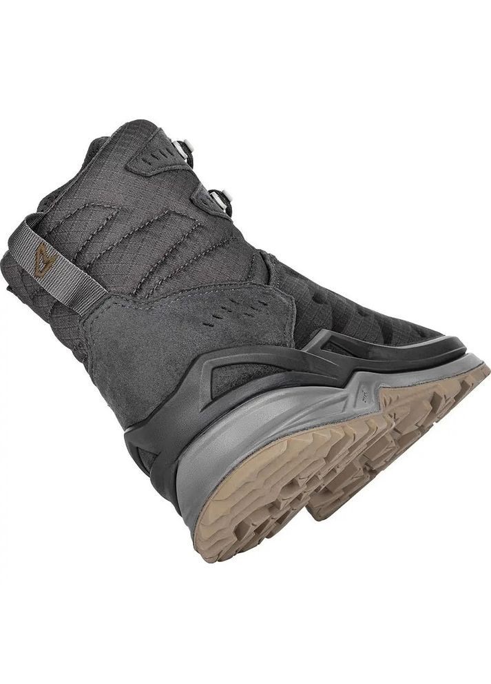 Темно-серые осенние ботинки ferrox gtx mid Lowa