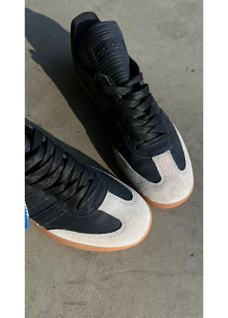 Черные демисезонные кроссовки мужские adidas pharrell williams x samba humanrace адидас No Brand