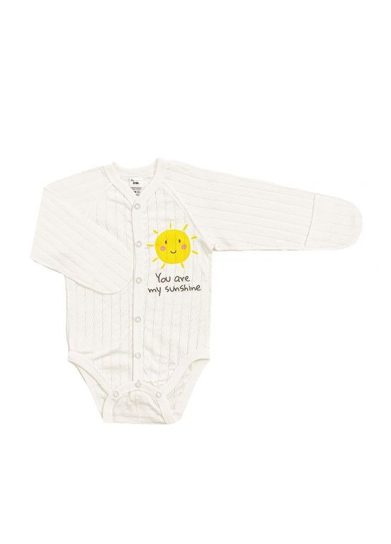 Бодi-распашонка Білий Smil (323821225)