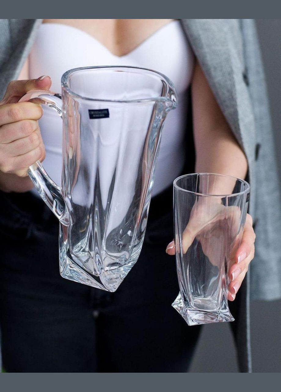 Кувшин стеклянный Quadro 1.1 л (3K735/99A44/110) Bohemia (334005662)