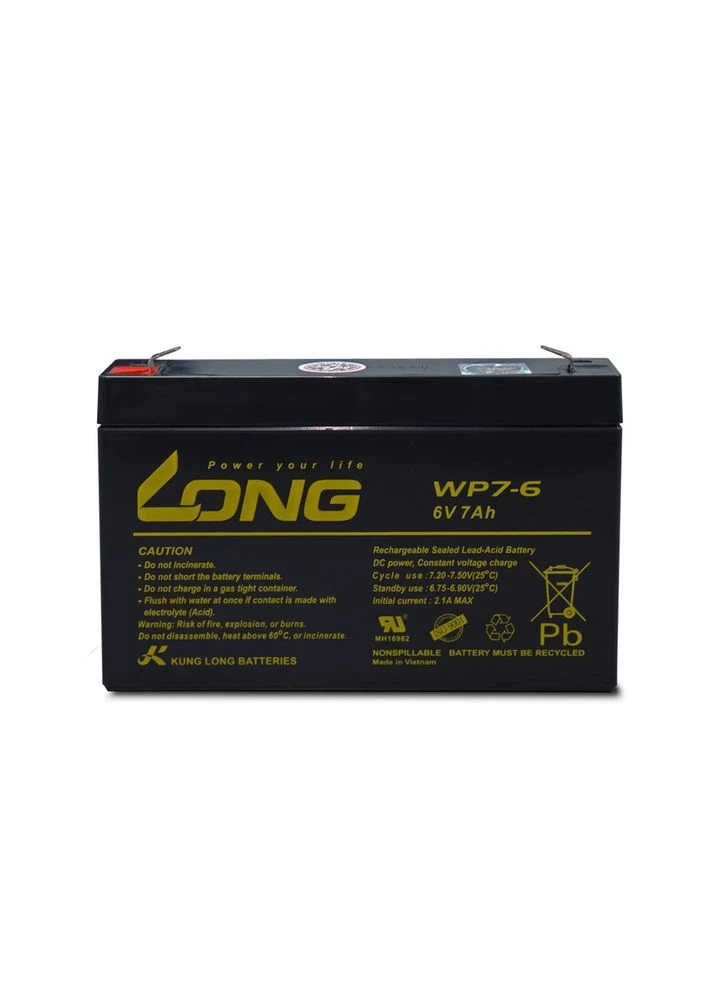 Акумуляторна батарея 7 Аг 6 В WPS7-6 (44-00303) Long (382786171)