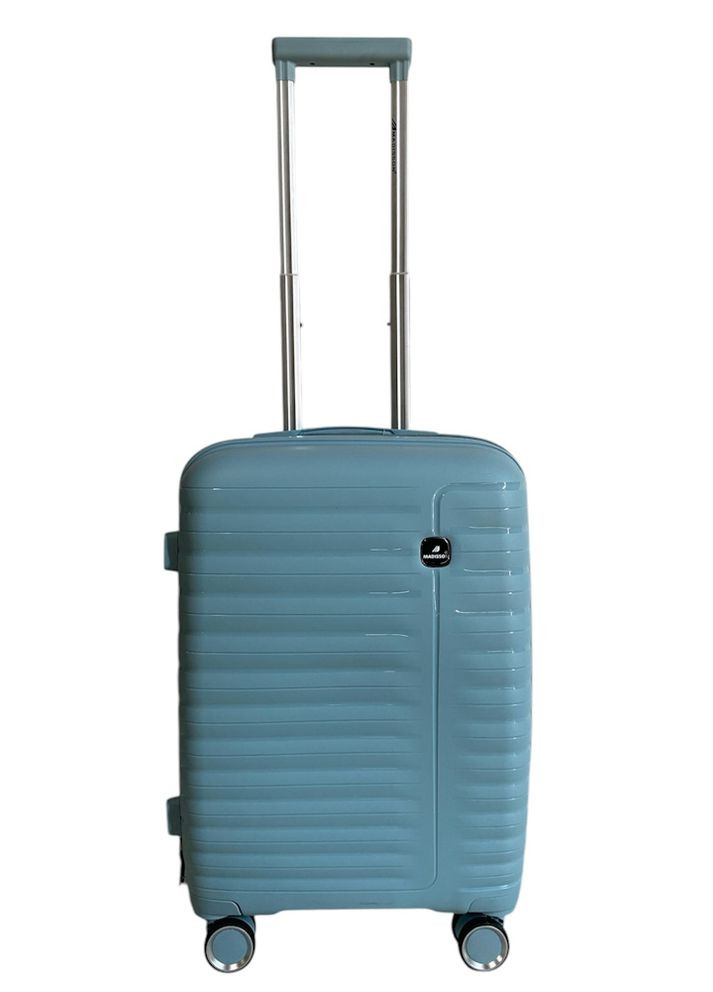 Чемодан малый для ручной клади Madisson 51203 полипропилен S Голубой Snowball (327792582)