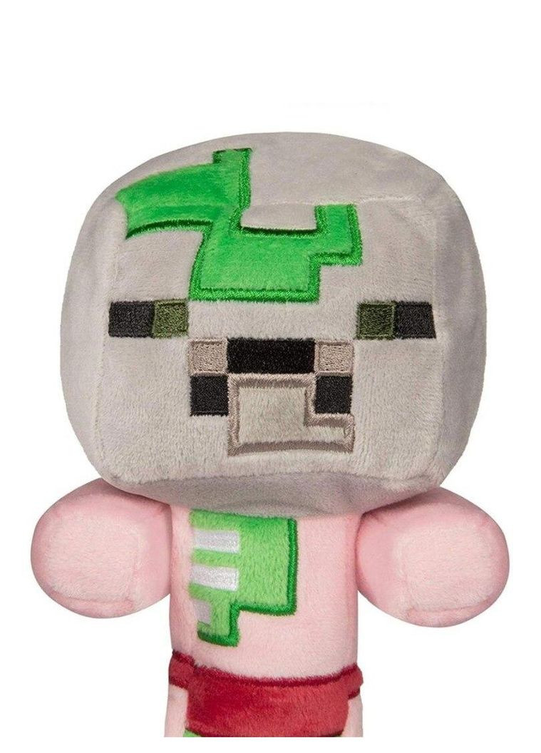 М'яка іграшка Minecraft Маленький свинозомбі Baby Zombie Pigman 18см No Brand (282703942)