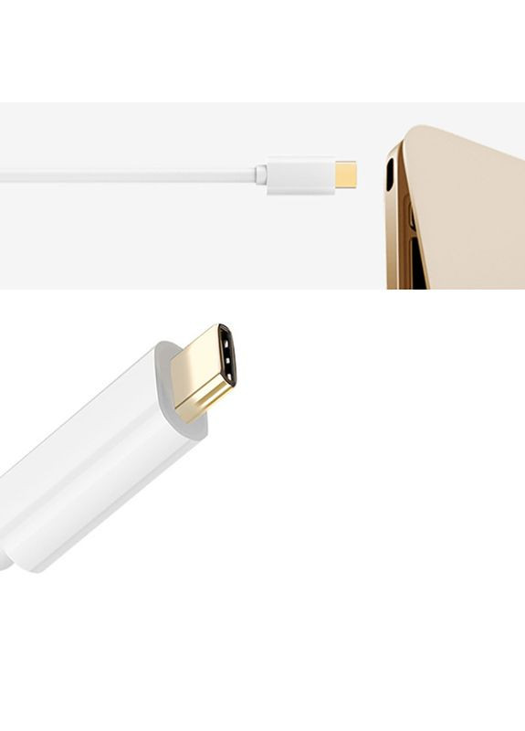 Переходник USB 2.0 TypeC --> HDMI V1.4b белый Ugreen (314779156)