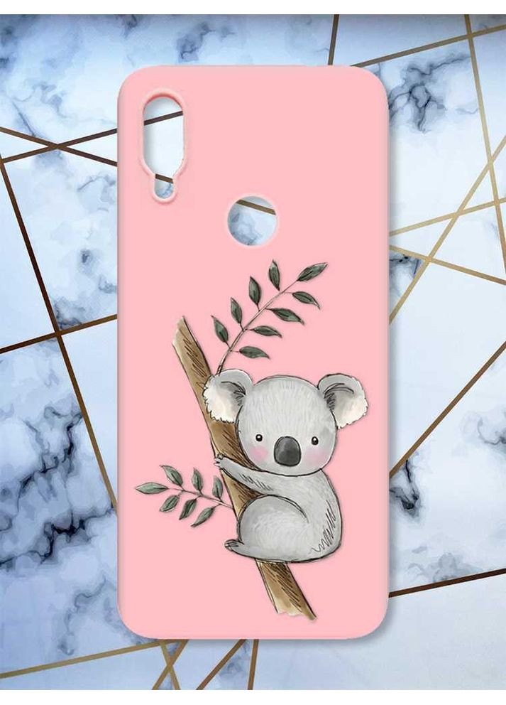 Матовий чохол з рожевими боками на Xiaomi Redmi Note 7/7 Pro:: Коала /принт 132/ Creative (360657743)