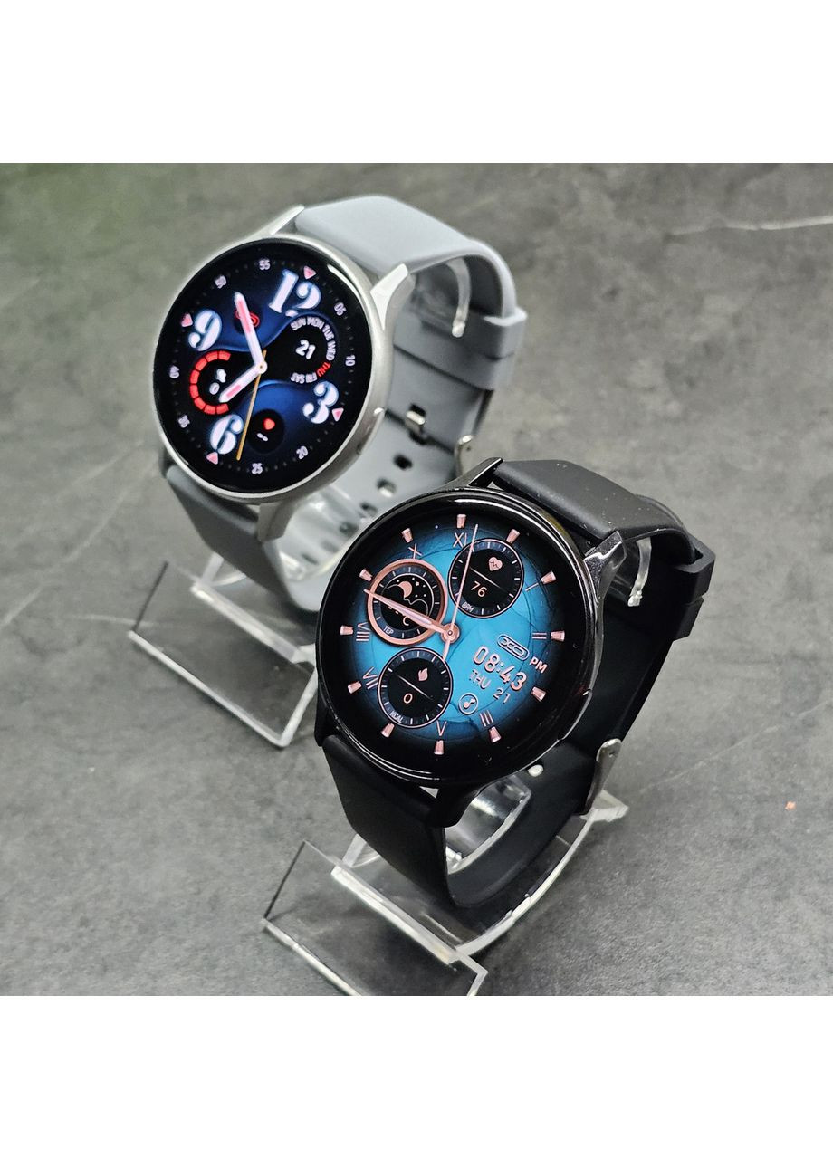 Круглий Смарт-годинник J5 AMOLED дисплей IP68 з підтримкою здійснення дзвінків XO (353497904)