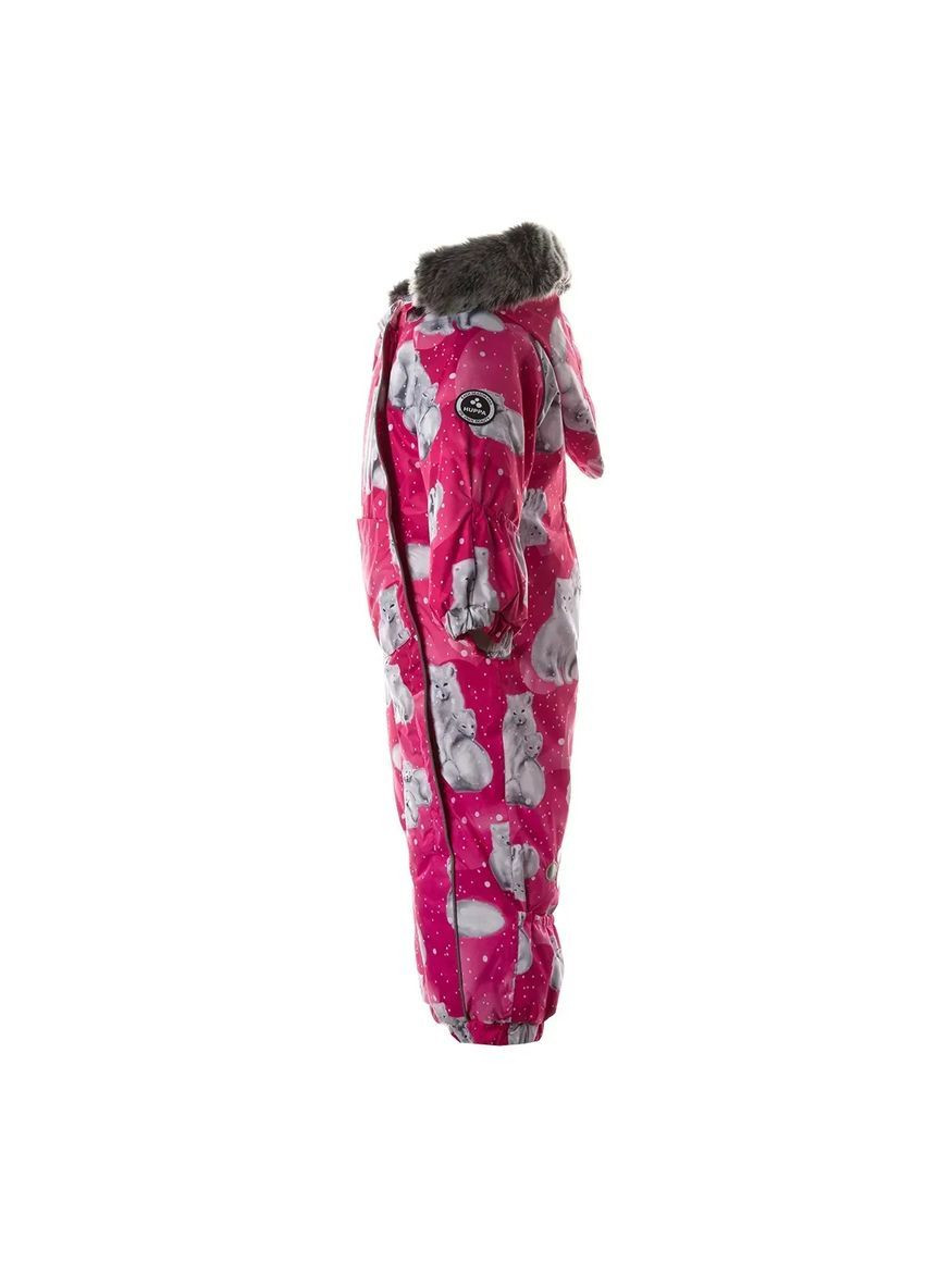 Фуксиновая детский зимний комбинезон reggie 1, р.80, фуксия с принтом () Huppa 36020130-23163-080