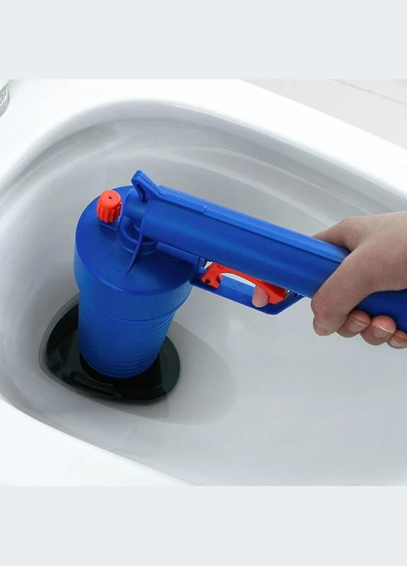 Вантуз высокого давления Toilet Dredge Gun для раковин и унитазов No Brand (315862509)