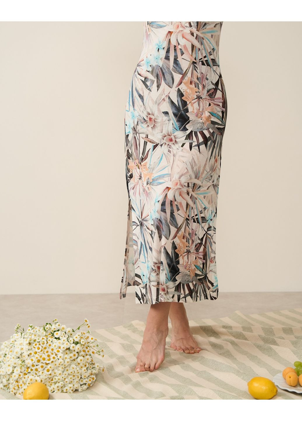 Легка туніка-сукня з розрізами Nicoletta (362218907)