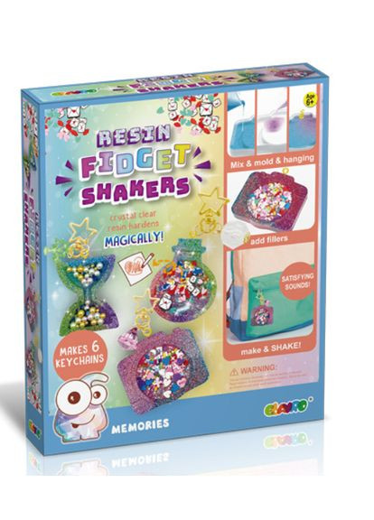 Детский набор для творчества для создания брелков игрушек украшений из эпоксидной смолы "Время" Diy (315335925)