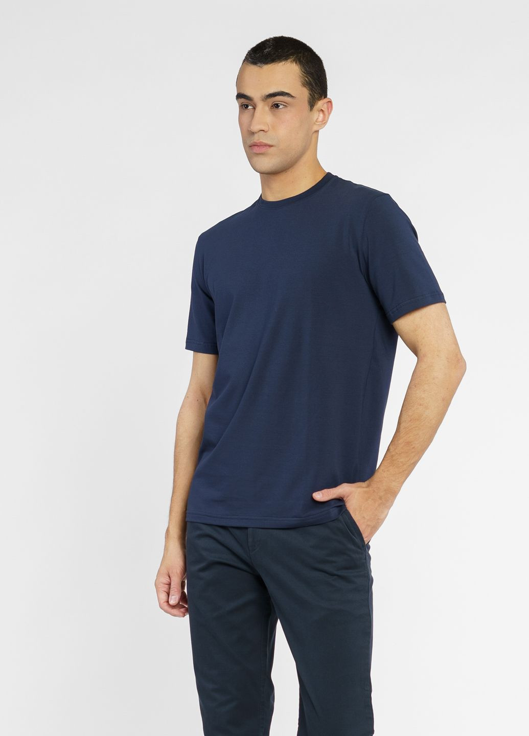 Синя футболка чоловіча синя Arber T-SHIRT FF19