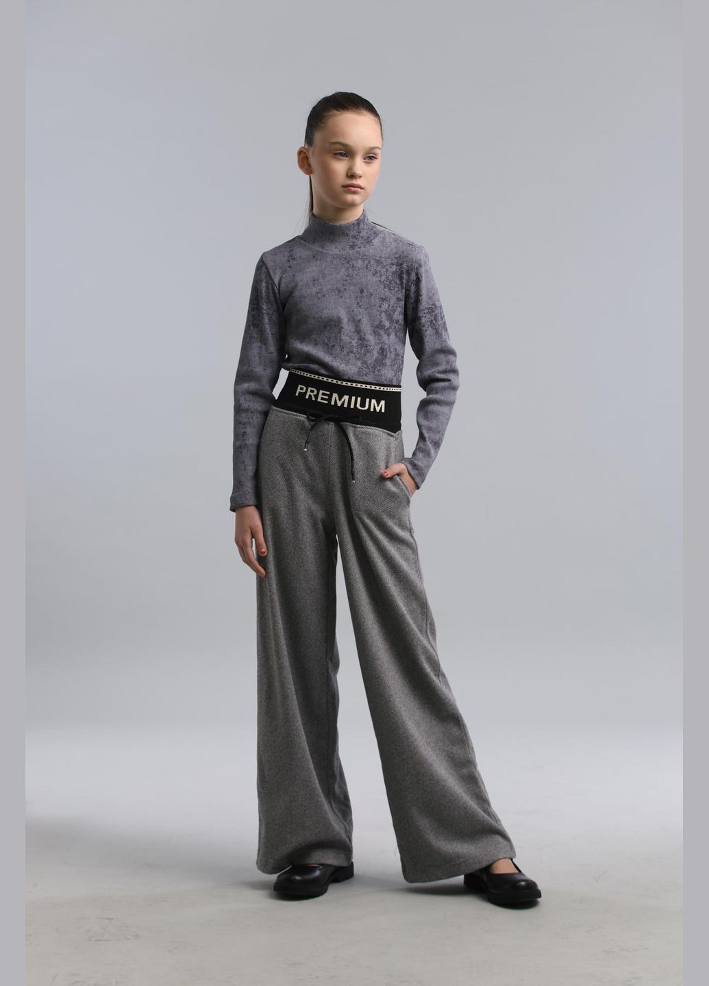 БРЮКИ ПАЛАЦЦО "ПРЕМІУМ" сірі IRmAS палаццо (329746125)