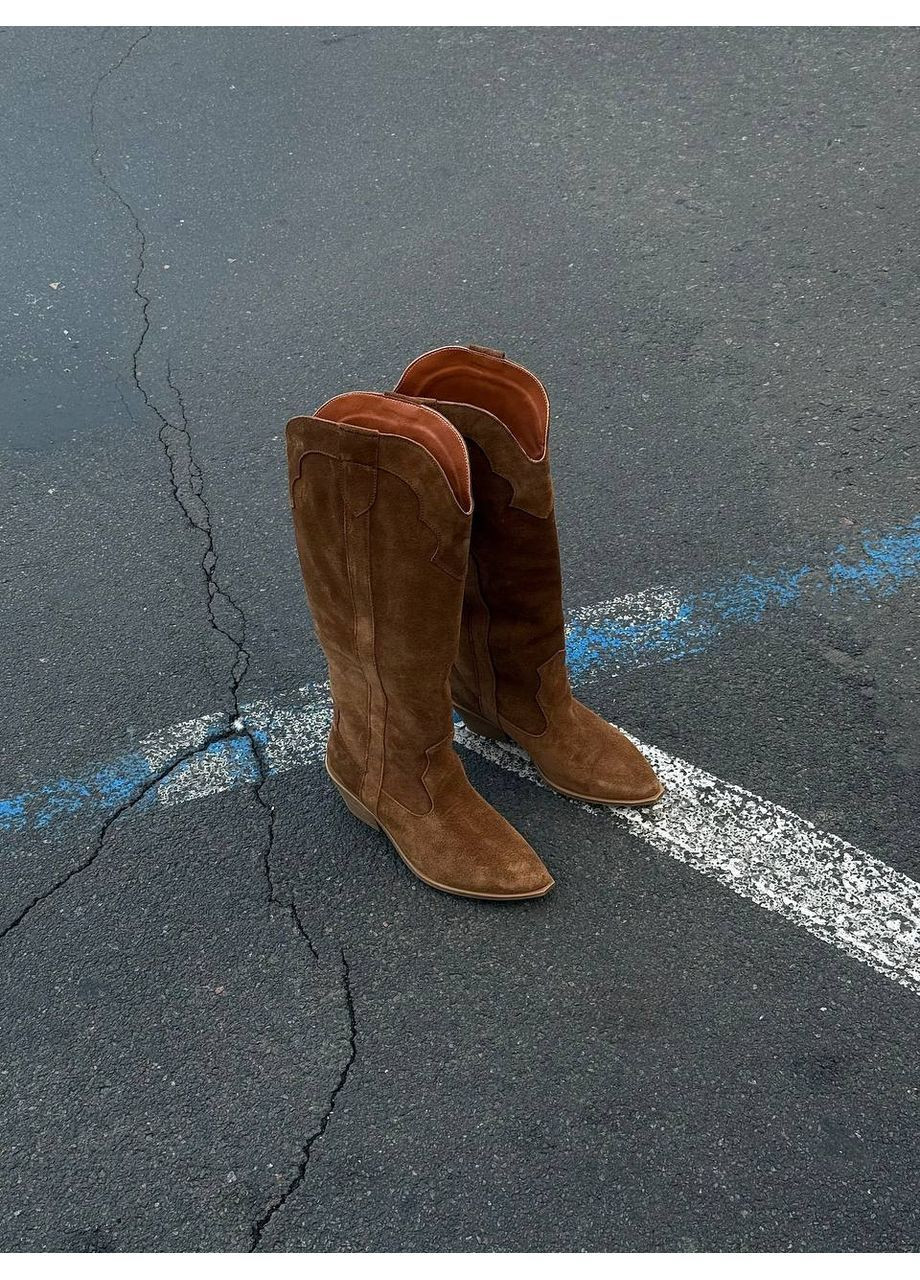 Зимние стильные женские козаки казаки No Brand