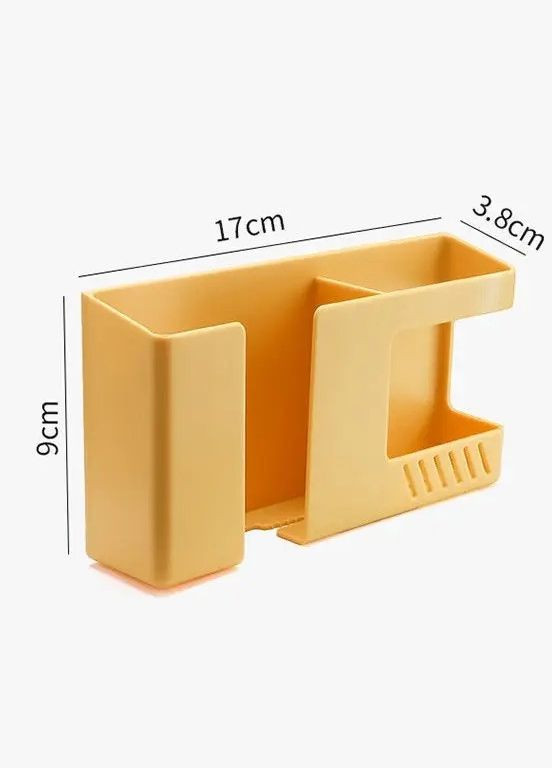 Підвісний органайзер тримач для смартфона пульта настінний бежевий No Brand (315633348)