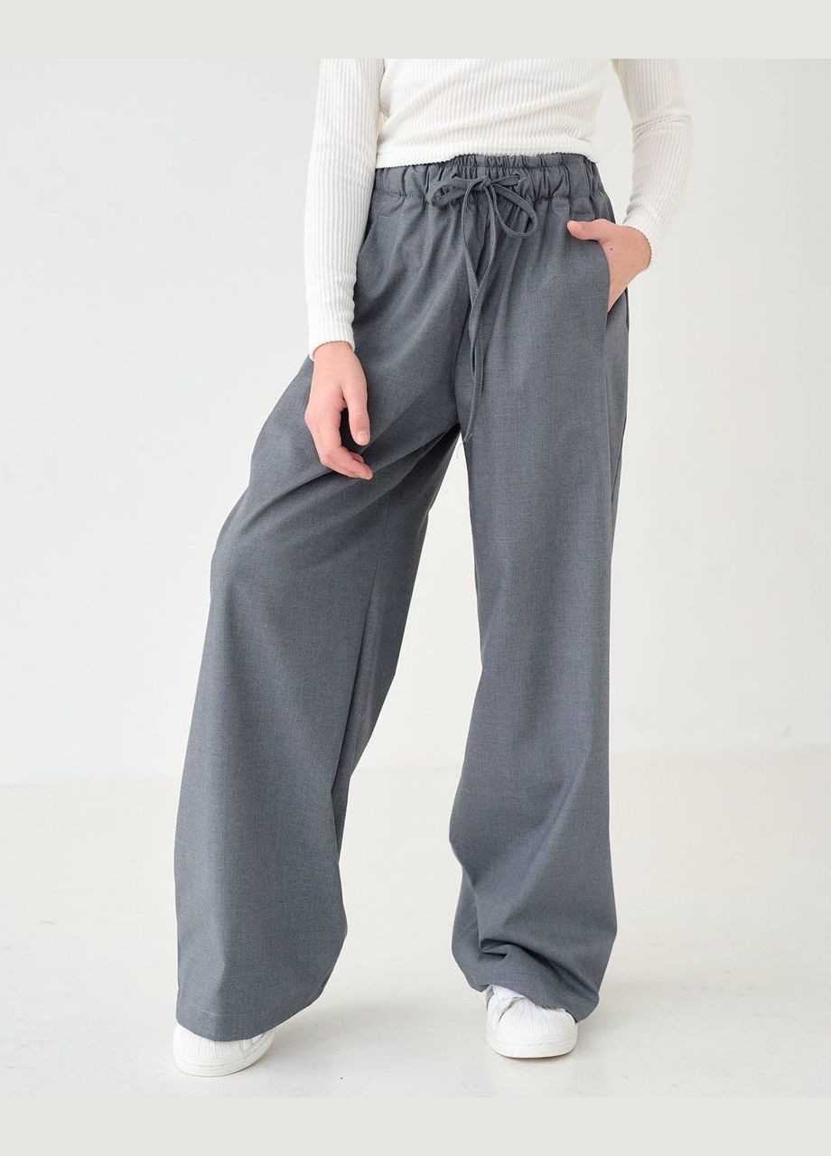 Штани ПАЛАЦЦО пояс на резинці дів. преміум брючна 2218 Boss kids (323202335)