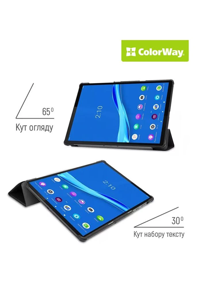 Чохол до Samsung Galaxy Tab S10 Lite Black (CW-CTSGX400-BK) Colorway (361408654)