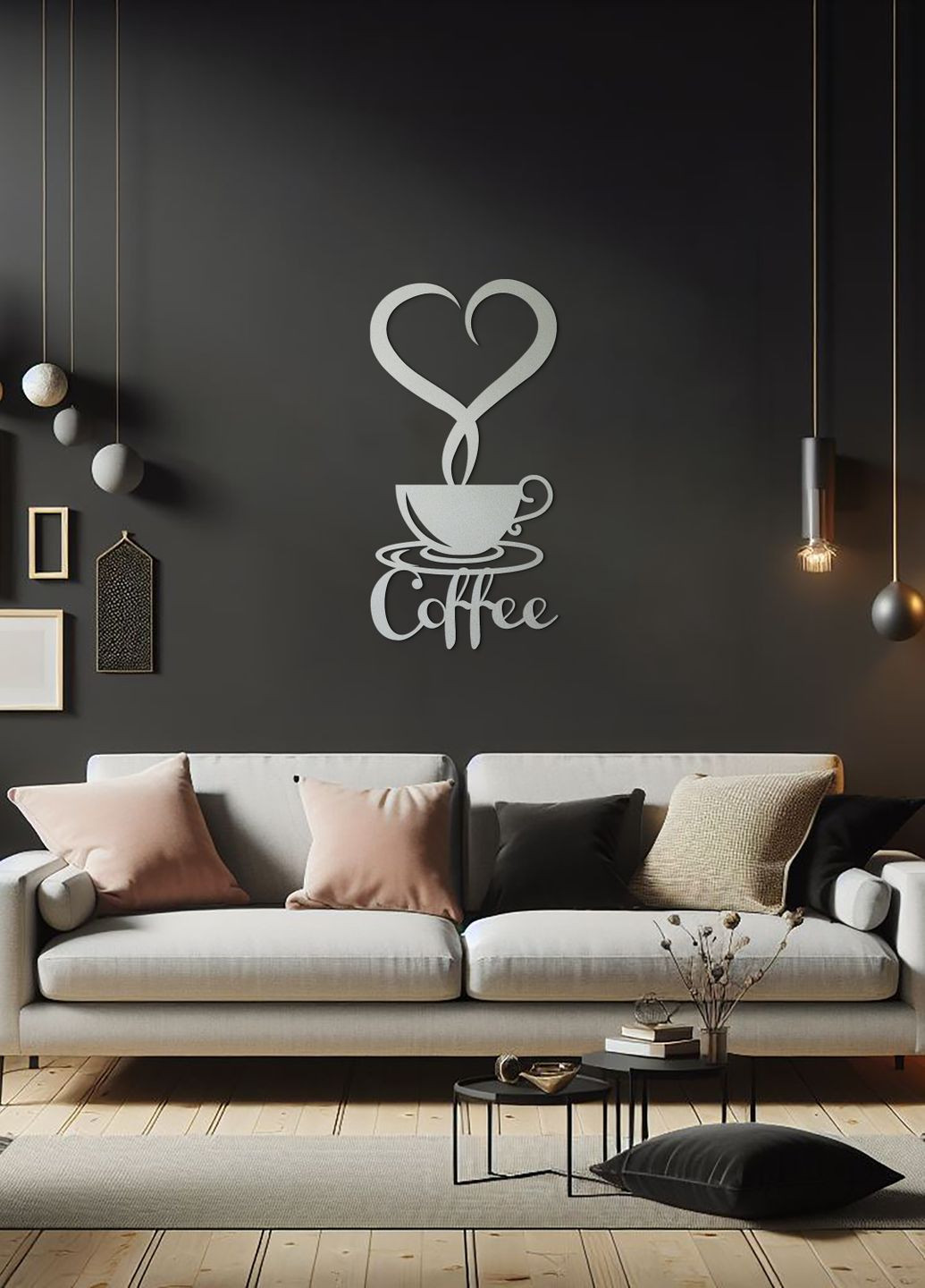 Современная картина на кухню, декор для комнаты "Львовский кофе", минималистичный стиль 60х30 см Woodyard (291842847)