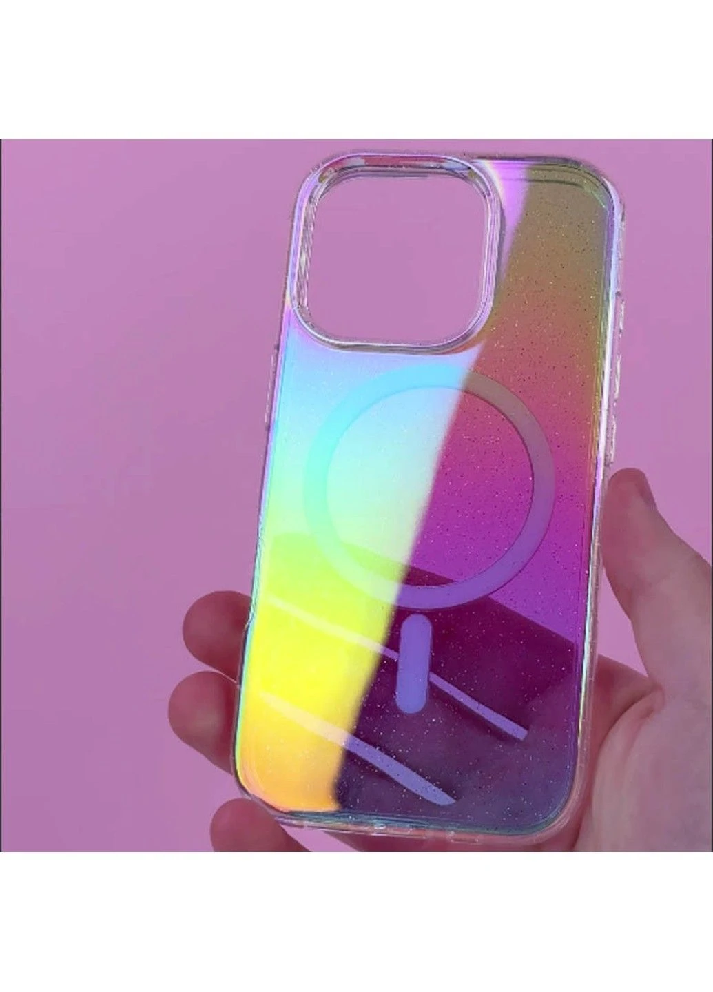 Чохол TPU Galaxy Sparkle (MagFit) для Apple iPhone 16 Pro (6.3") Epik (389307307)