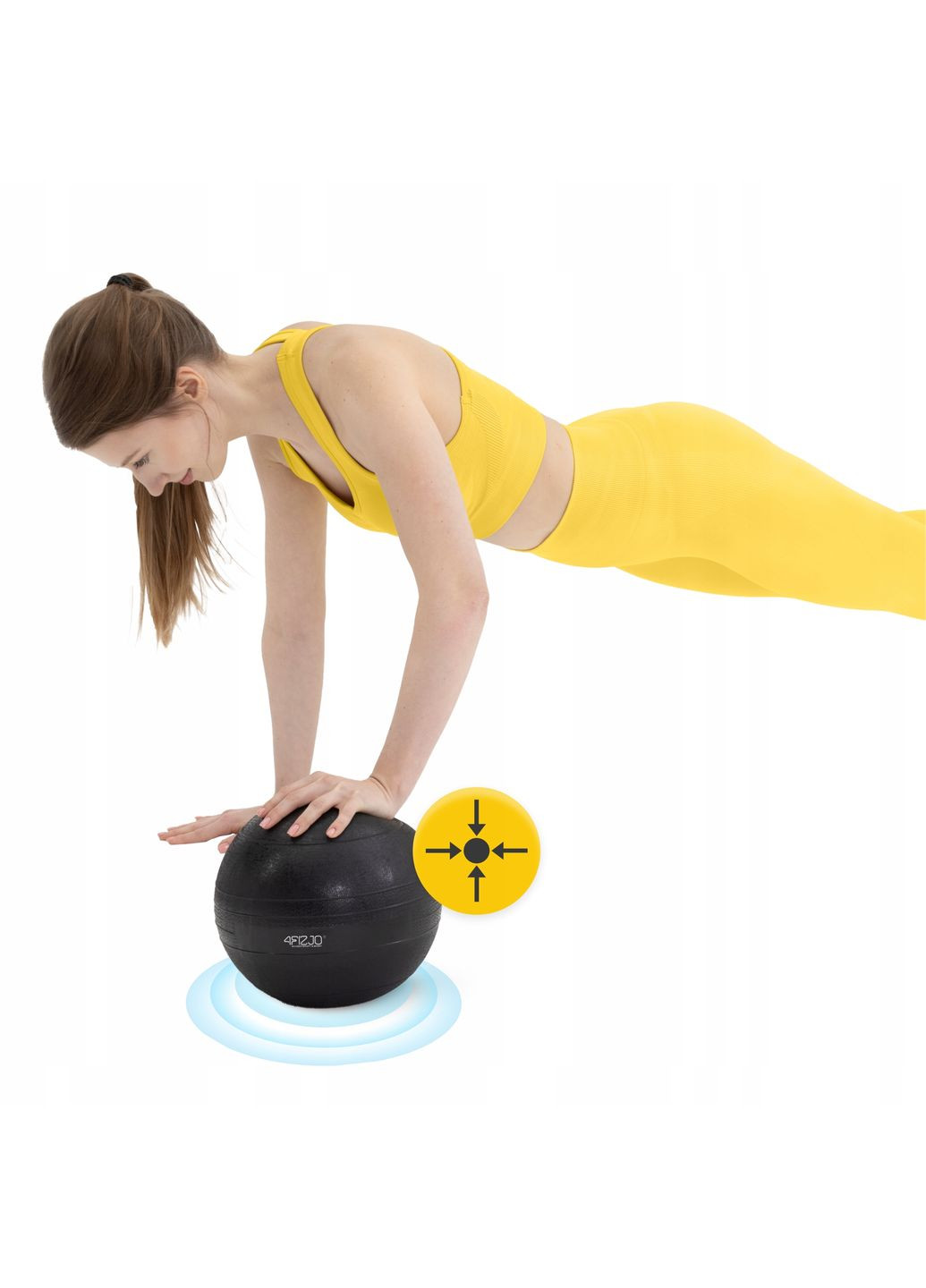 Слембол (медицинский мяч) для кроссфита Slam Ball 7 кг Black () 4FIZJO P-5907739315434 (345710526)