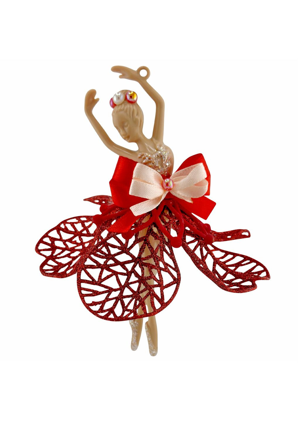 Украшение новогоднее Балерина эксклюзив белый 13х13х14 см MIS LT (365627526)